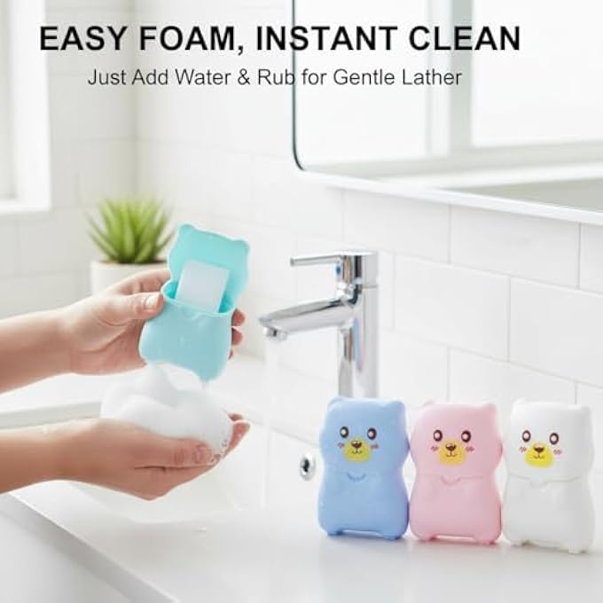 KASTWAVE PAPER SOAP SHEETS FOR TRAVEL, 400 SHEETS DISPOSABLE SCENTED HAND WASH FOAMING SHEETS, PORTABLE SOAP FLAKES FOR INDOOR, OUTDOOR, CAMPING, AND HIKING USE - Image 4